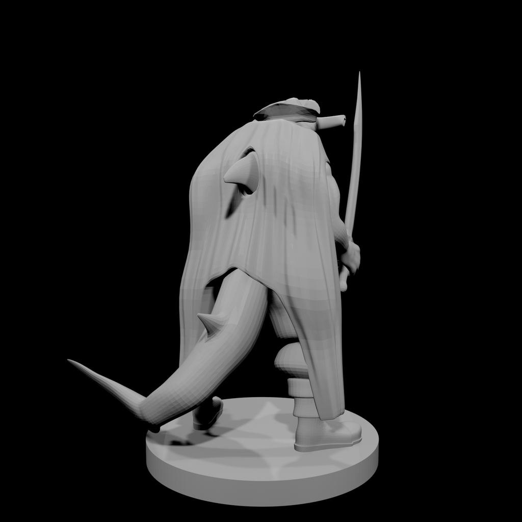 Hammerhead Pirate with Scimitar