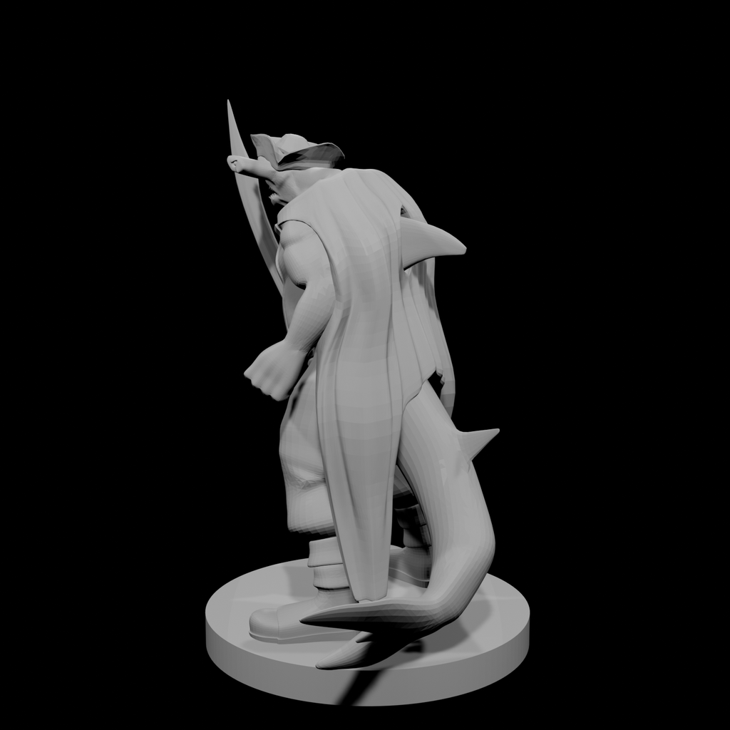 Hammerhead Pirate with Scimitar