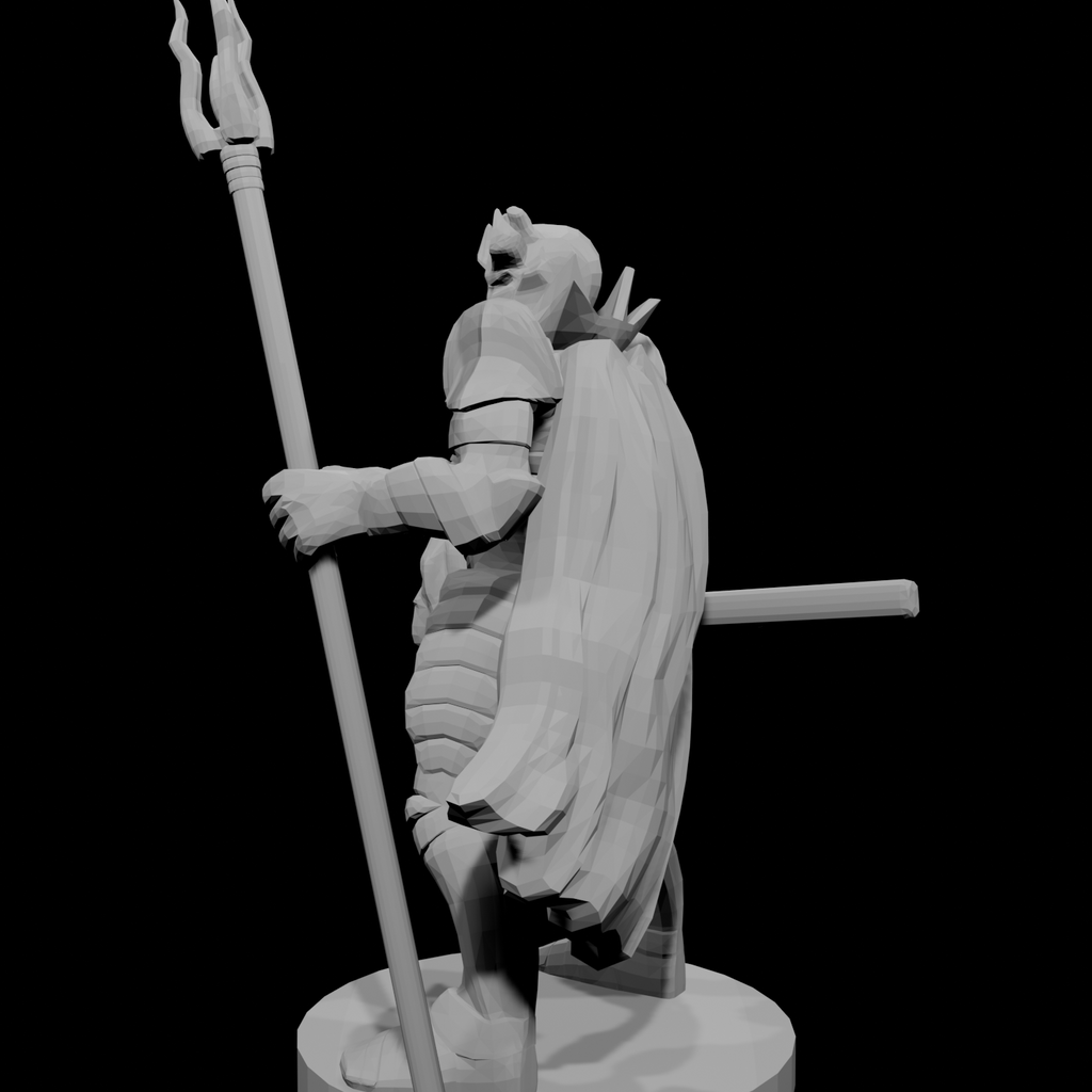 Heavy Fighter Hammer and Staff
