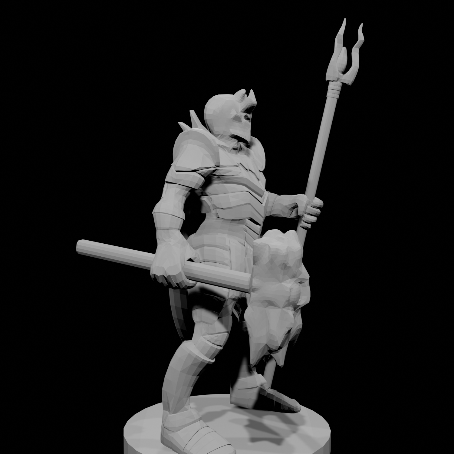 Heavy Fighter Hammer and Staff