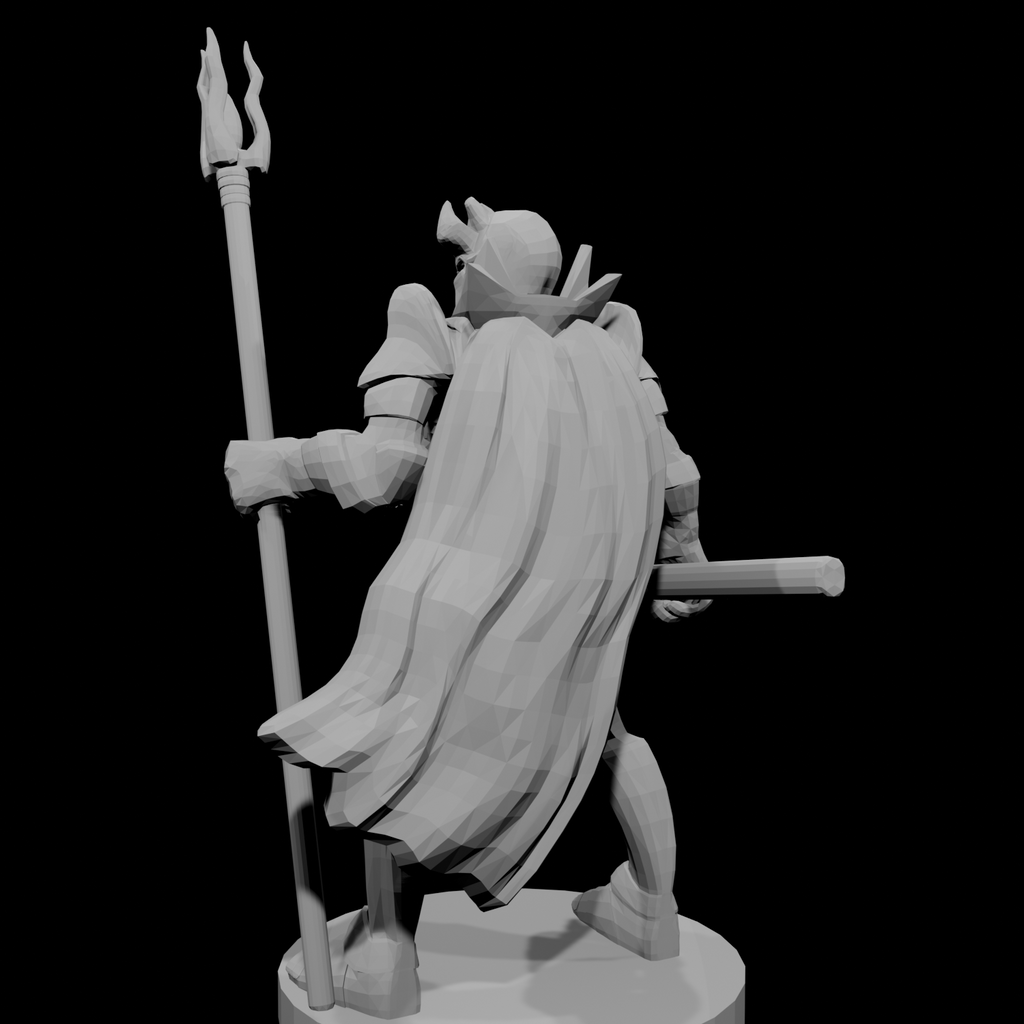 Heavy Fighter Hammer and Staff