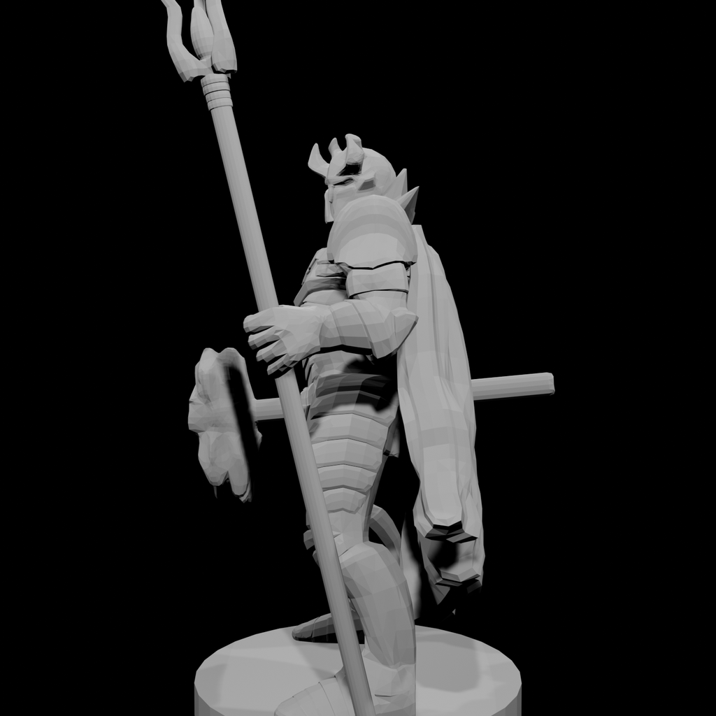 Heavy Fighter Hammer and Staff