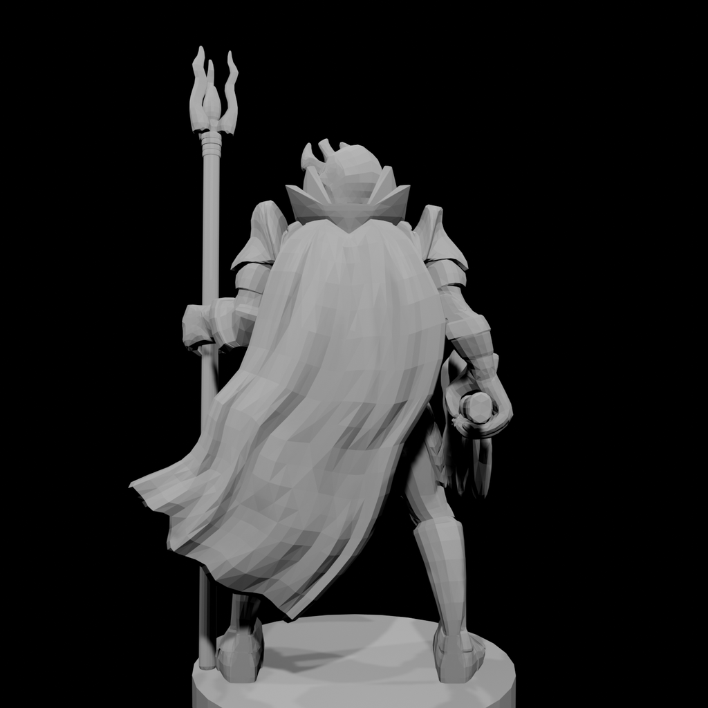 Heavy Fighter Hammer and Staff