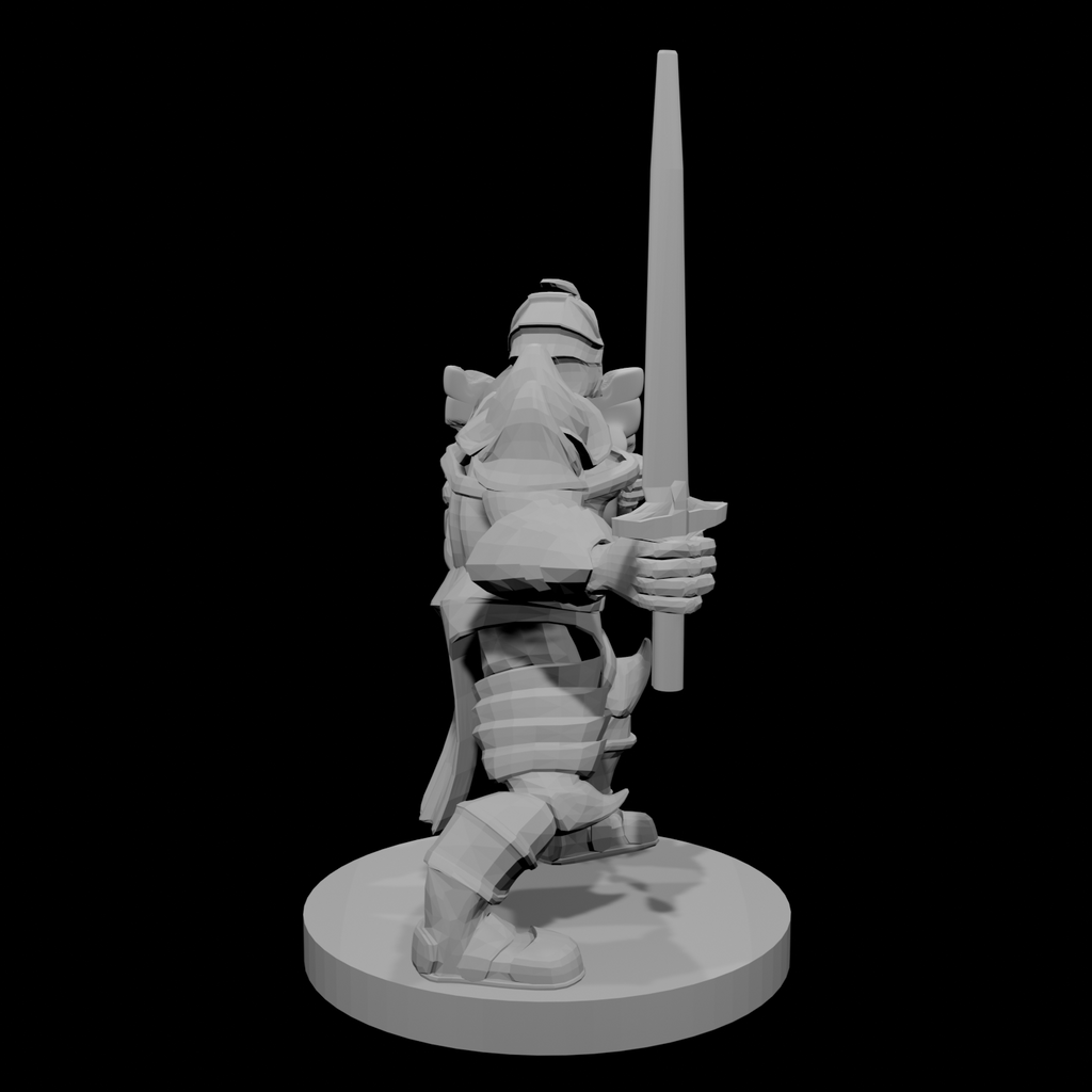 Helm Paladin Fancy Armor Cut up Shield