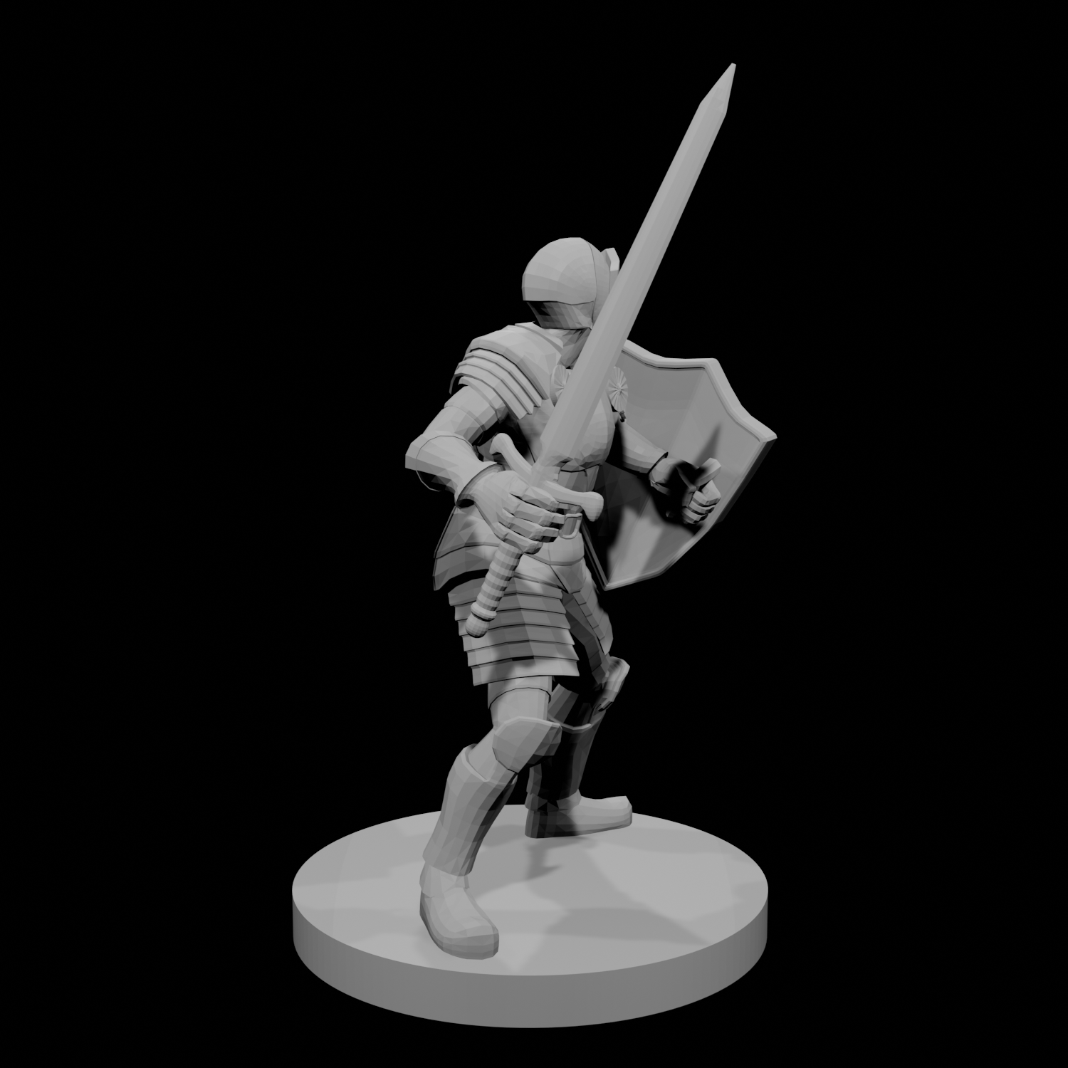 Helmed Male Paladin