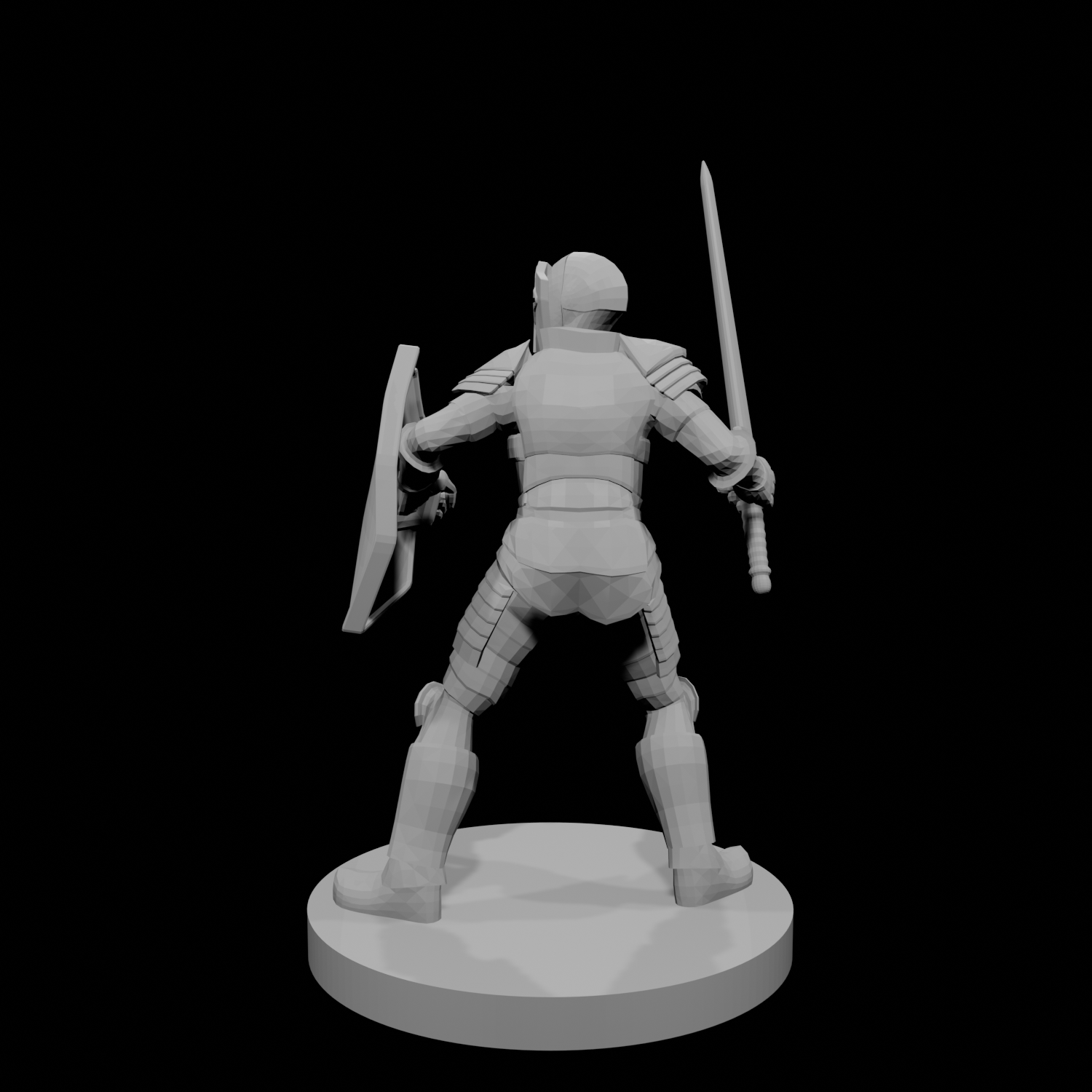 Helmed Male Paladin