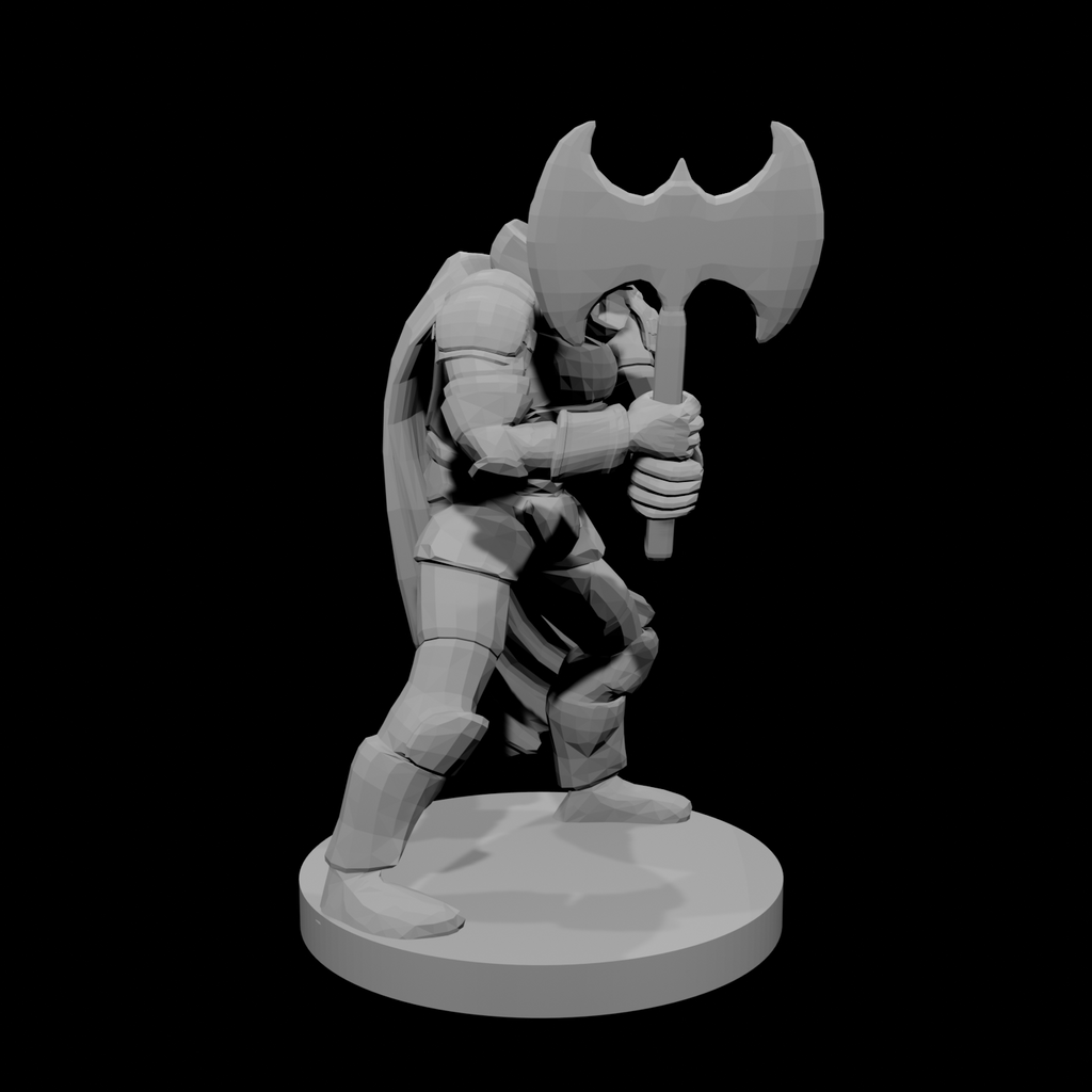 Helmed  and Leaf Cape Great Weapon Fighter