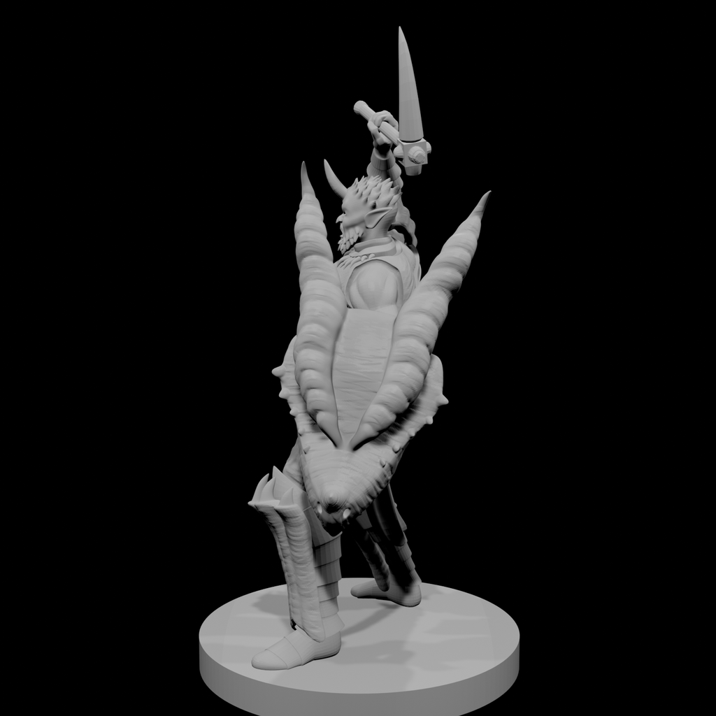 Hobgoblin Cleric of Tiamat