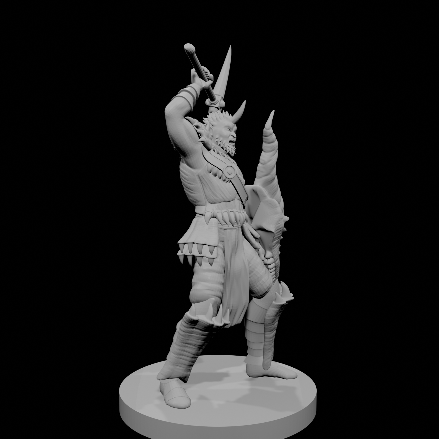 Hobgoblin Cleric of Tiamat