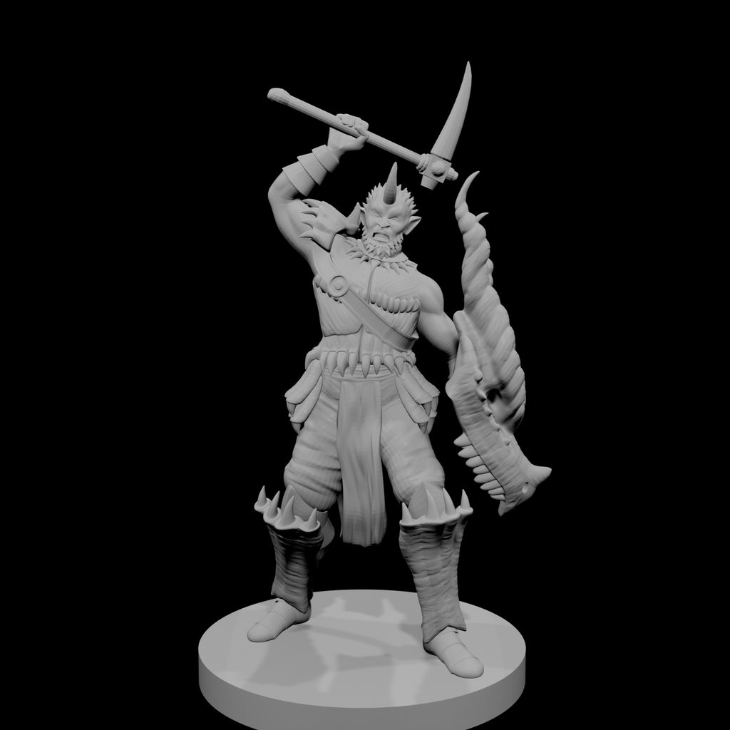 Hobgoblin Cleric of Tiamat