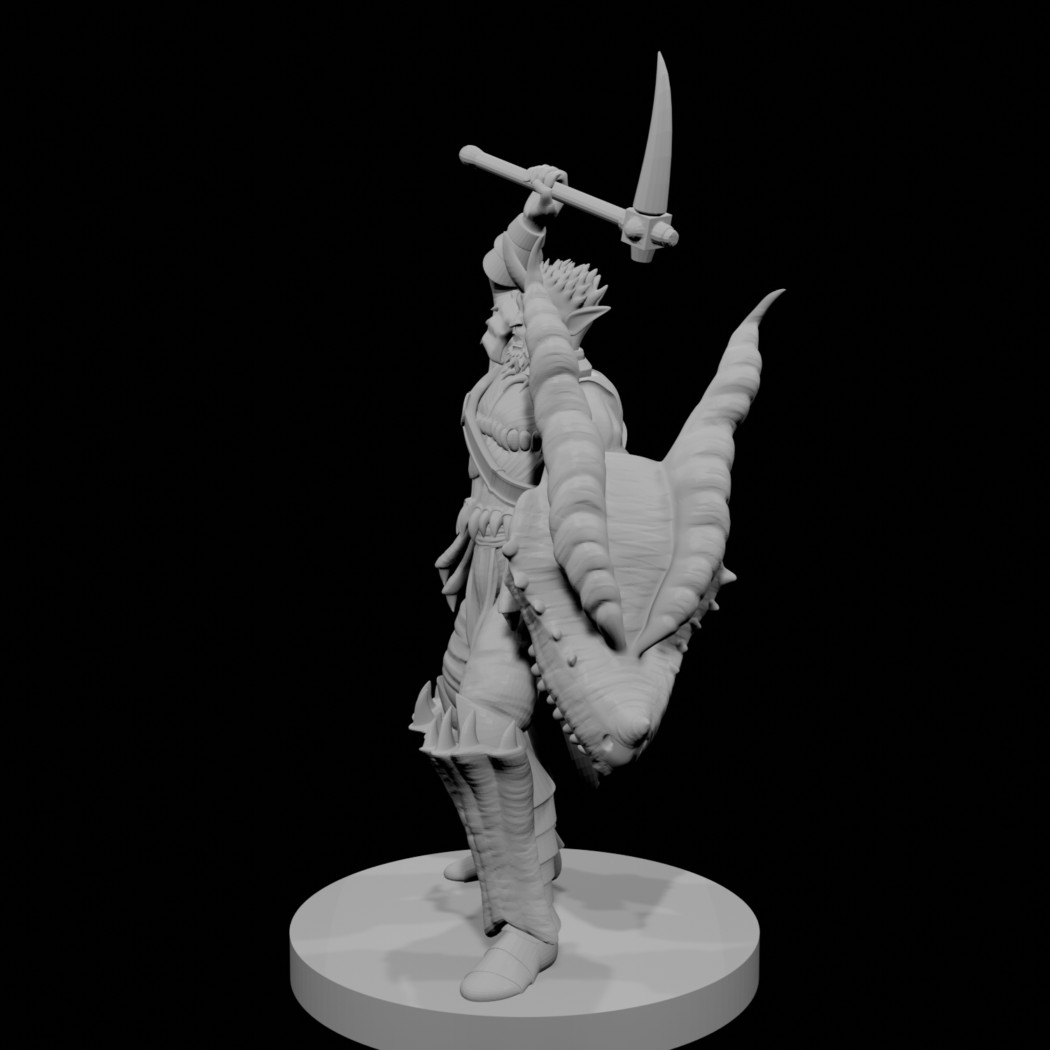 Hobgoblin Cleric of Tiamat