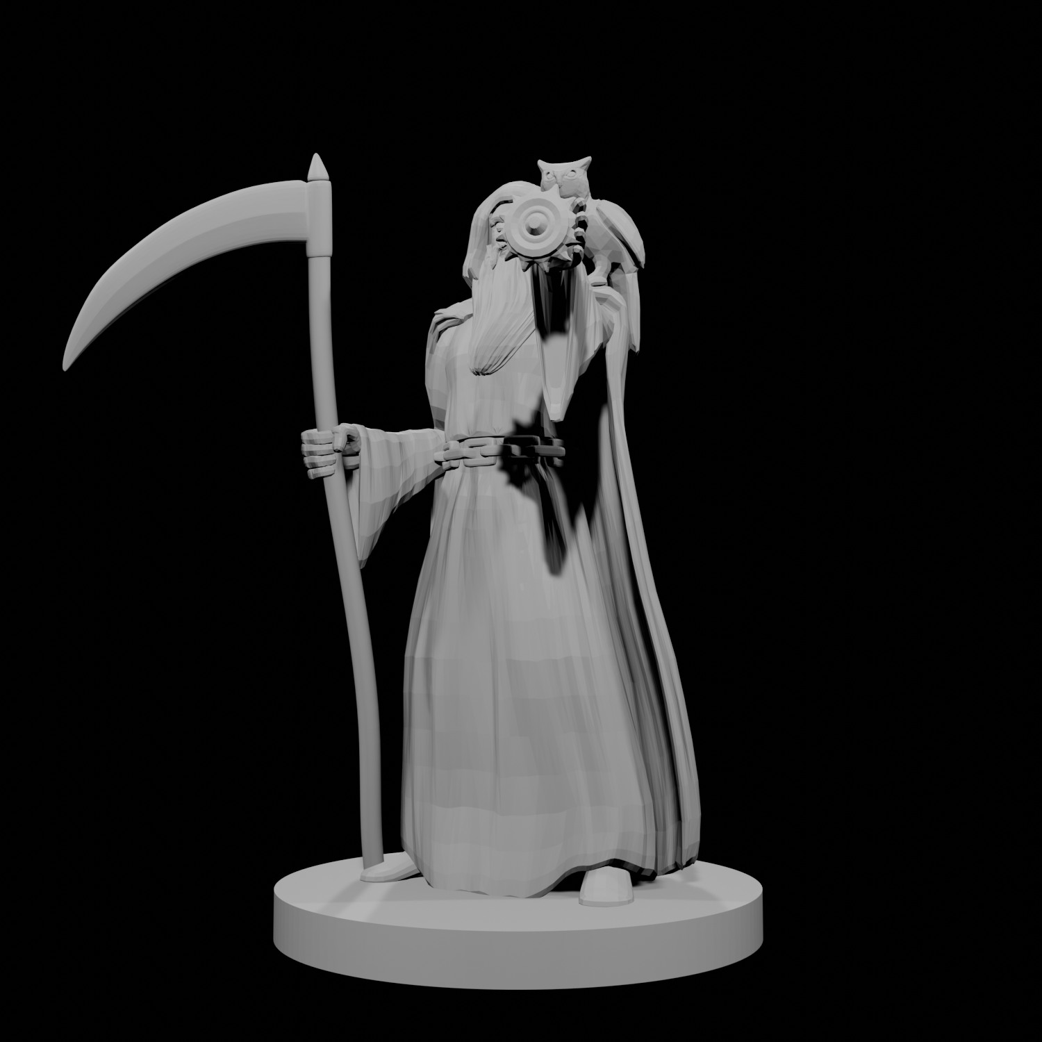 Human Death Cleric with Scythe