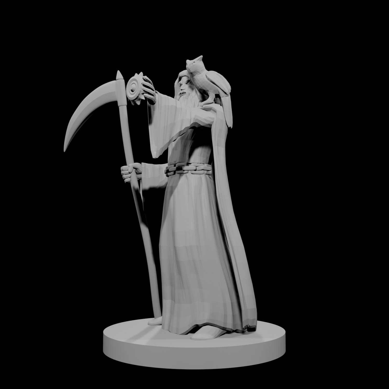 Human Death Cleric with Scythe