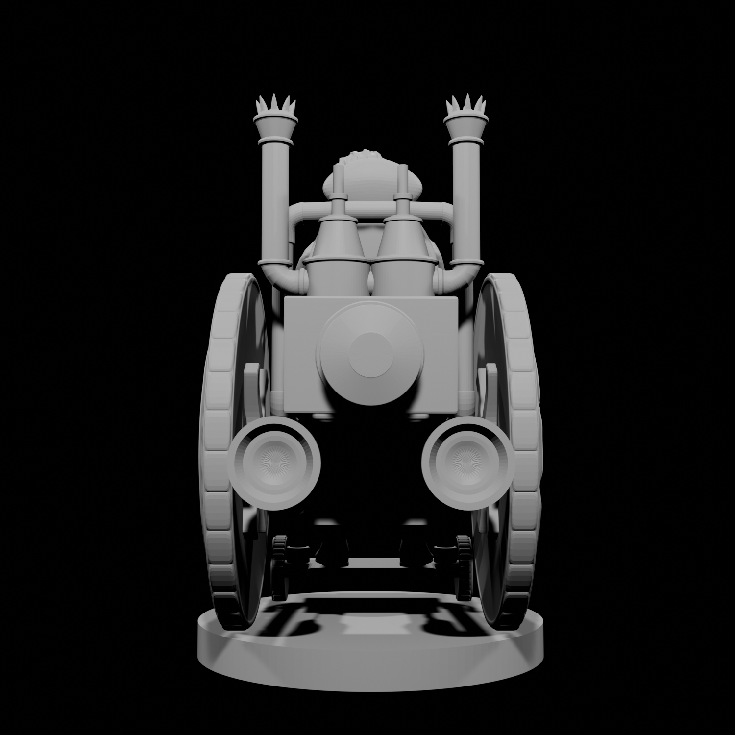 Human Female Artificer on Battle Wheelchair