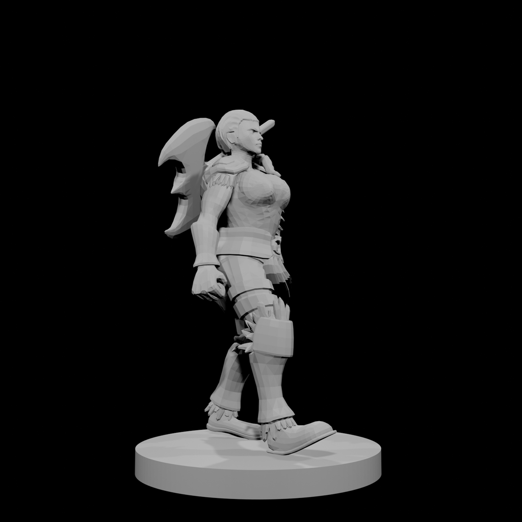 Human Female Barbarian