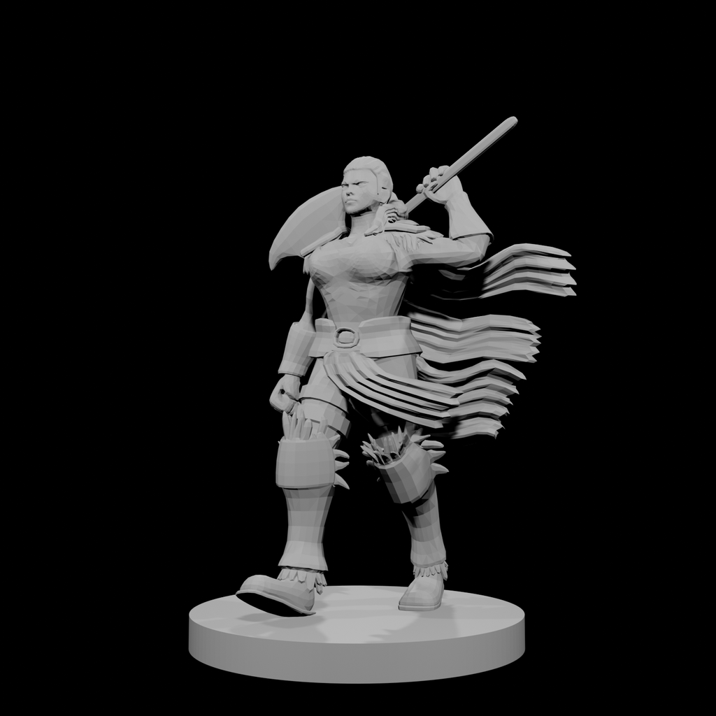 Human Female Barbarian
