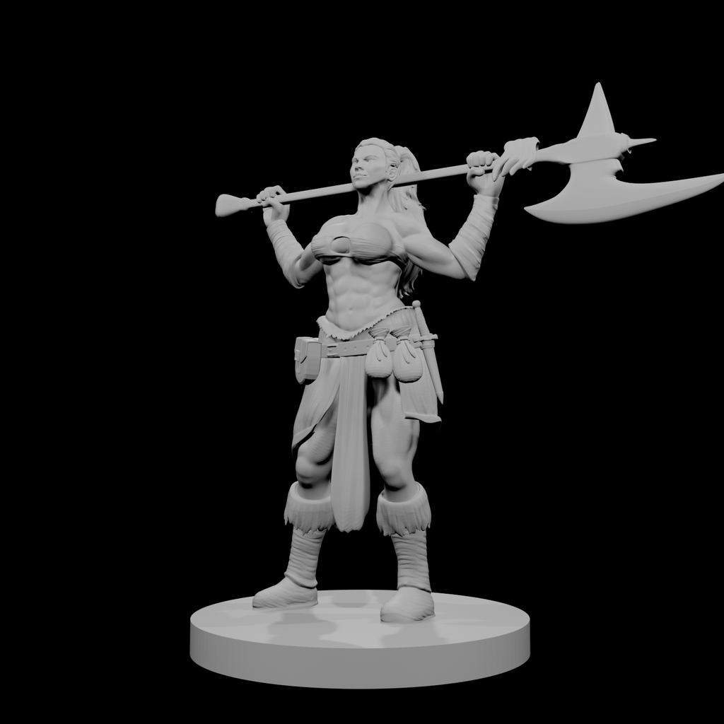 Human Female Barbarian 2