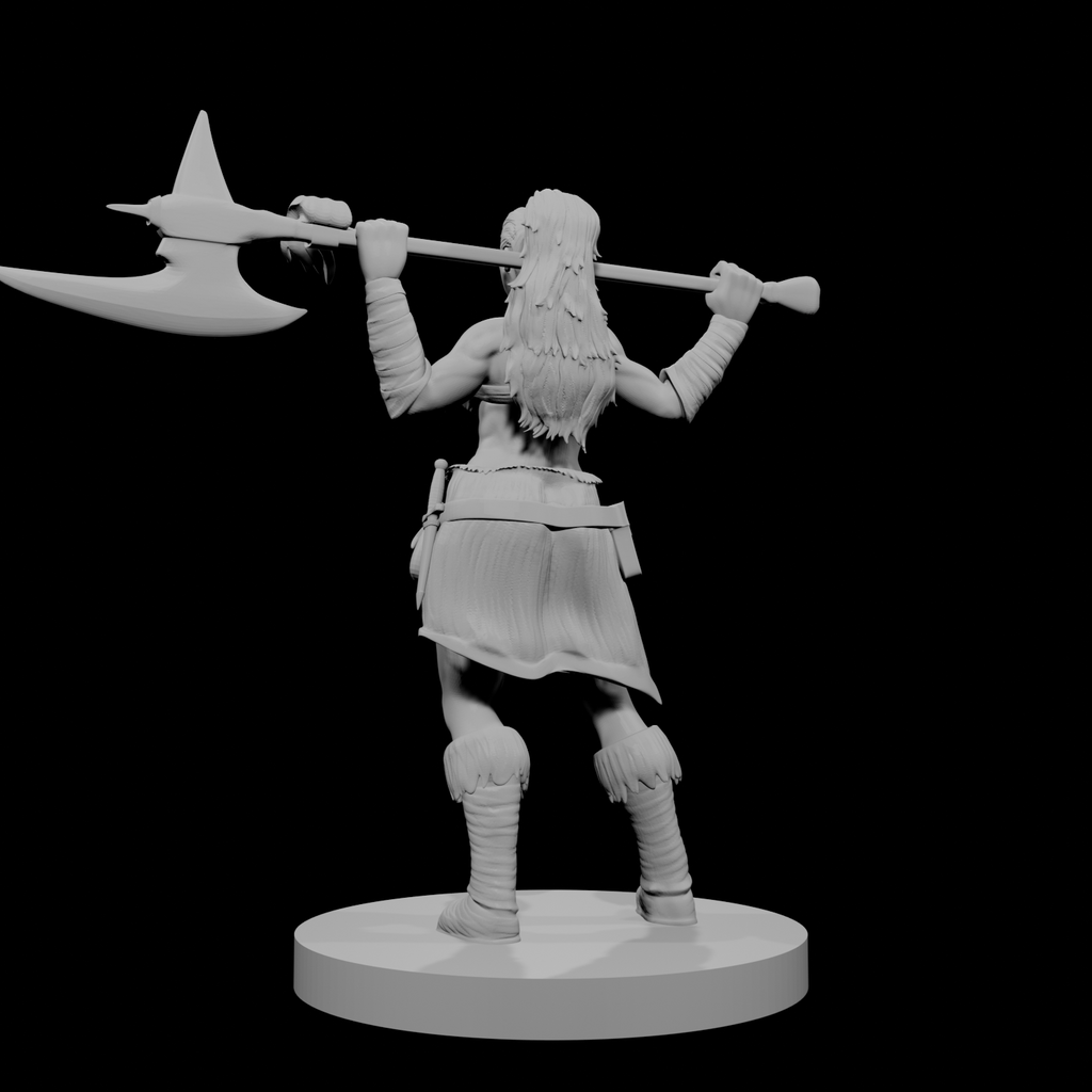 Human Female Barbarian 2