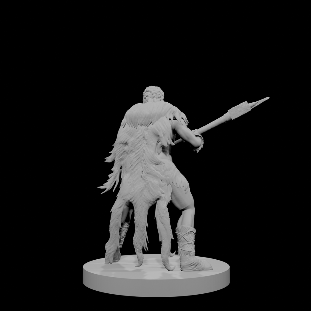 Human Female Barbarian 3