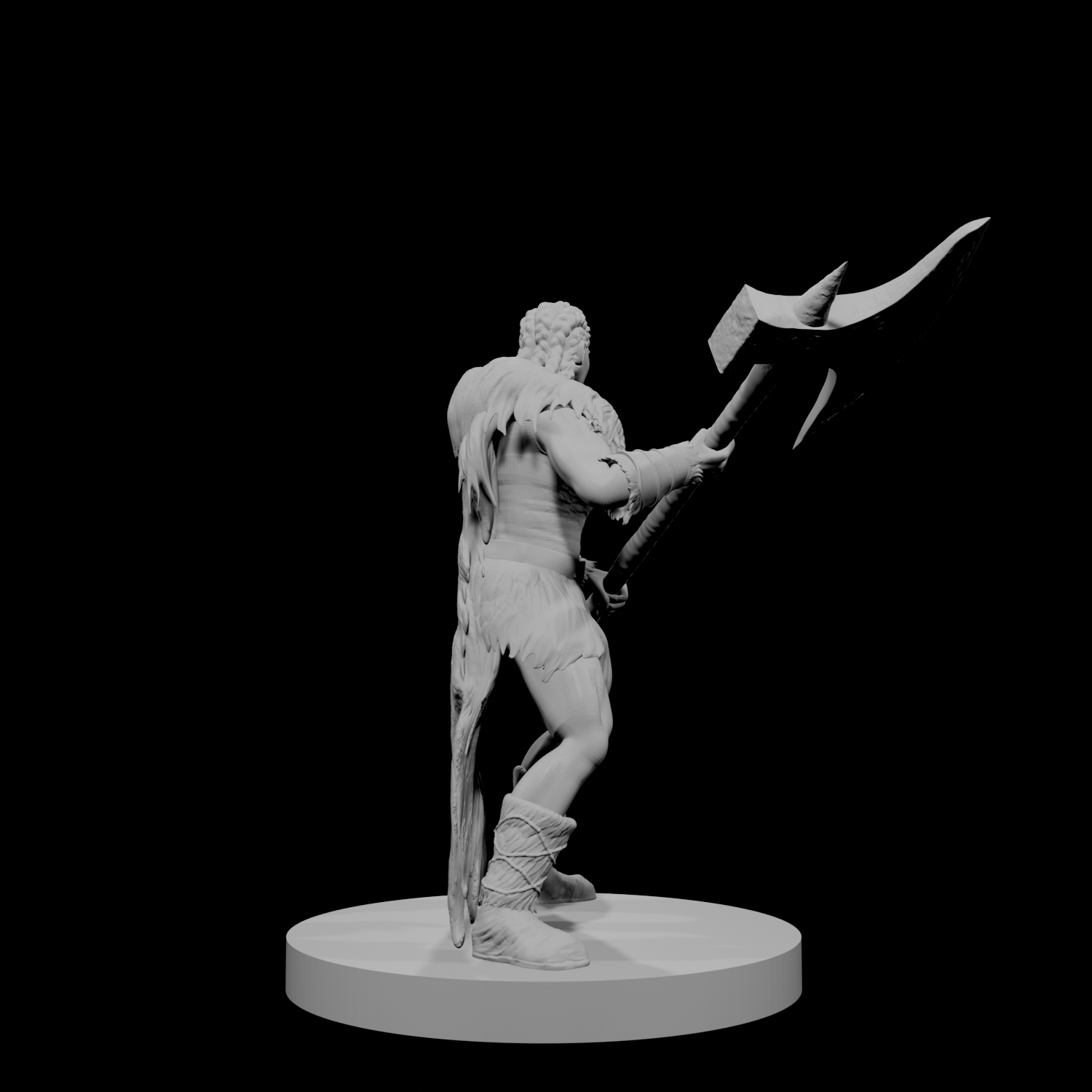 Human Female Barbarian 3