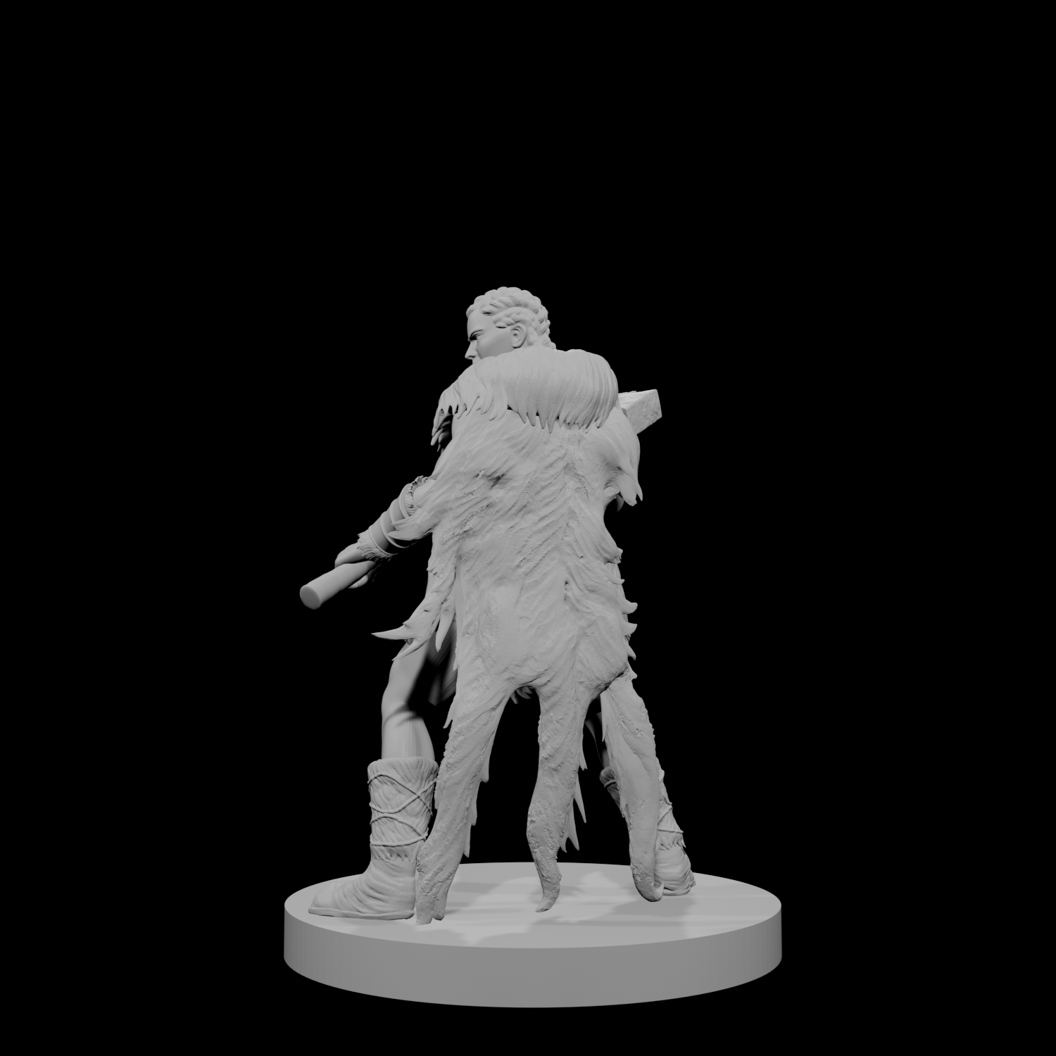 Human Female Barbarian 3