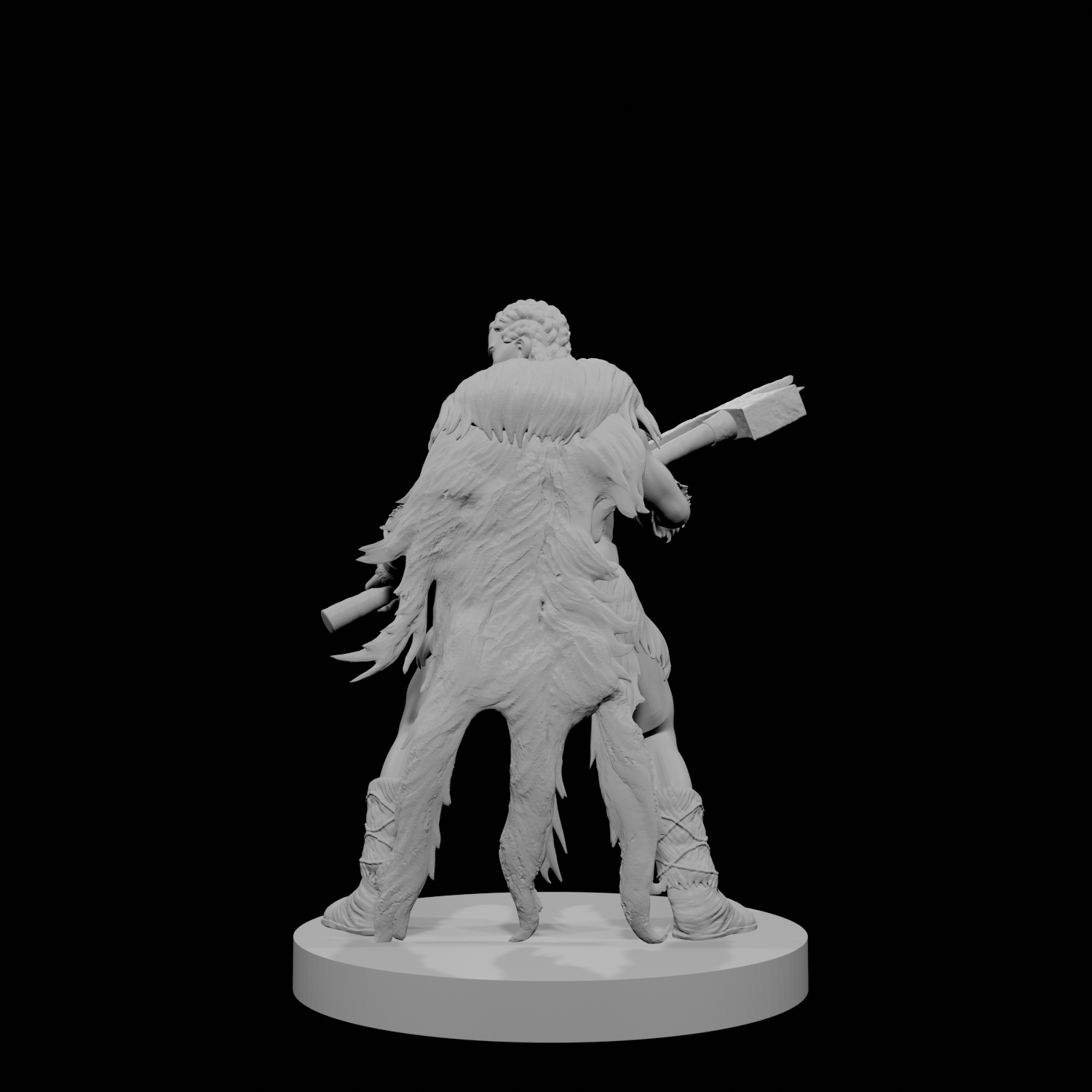 Human Female Barbarian 3