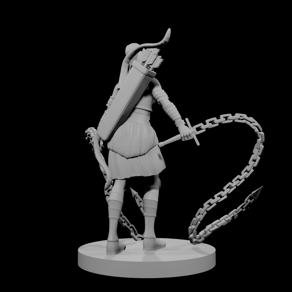 Human Female Chain Fighter