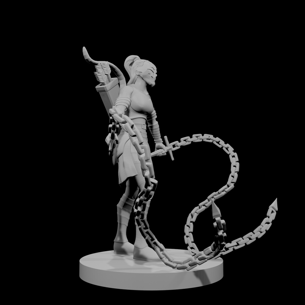 Human Female Chain Fighter