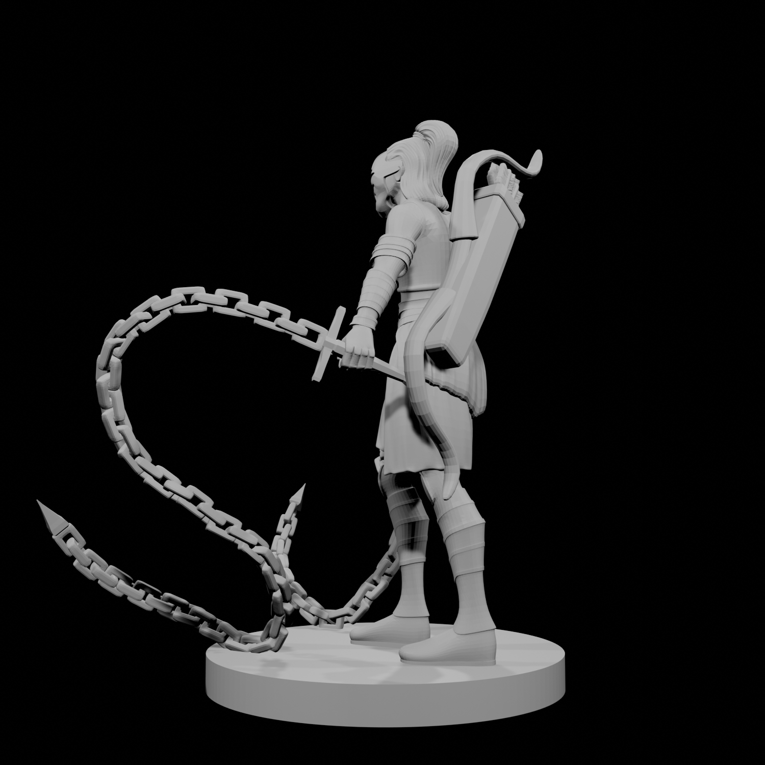 Human Female Chain Fighter