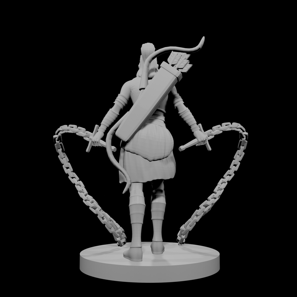 Human Female Chain Fighter