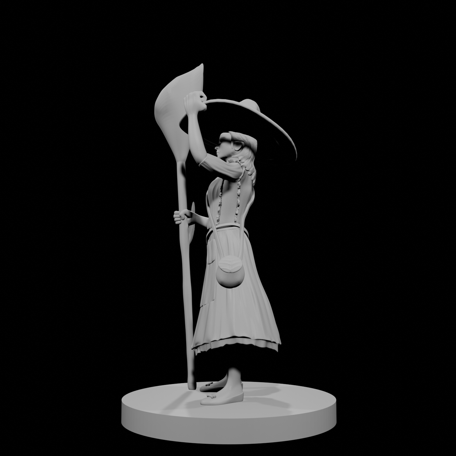 Human Female Druid 3