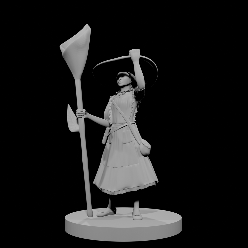 Human Female Druid 3