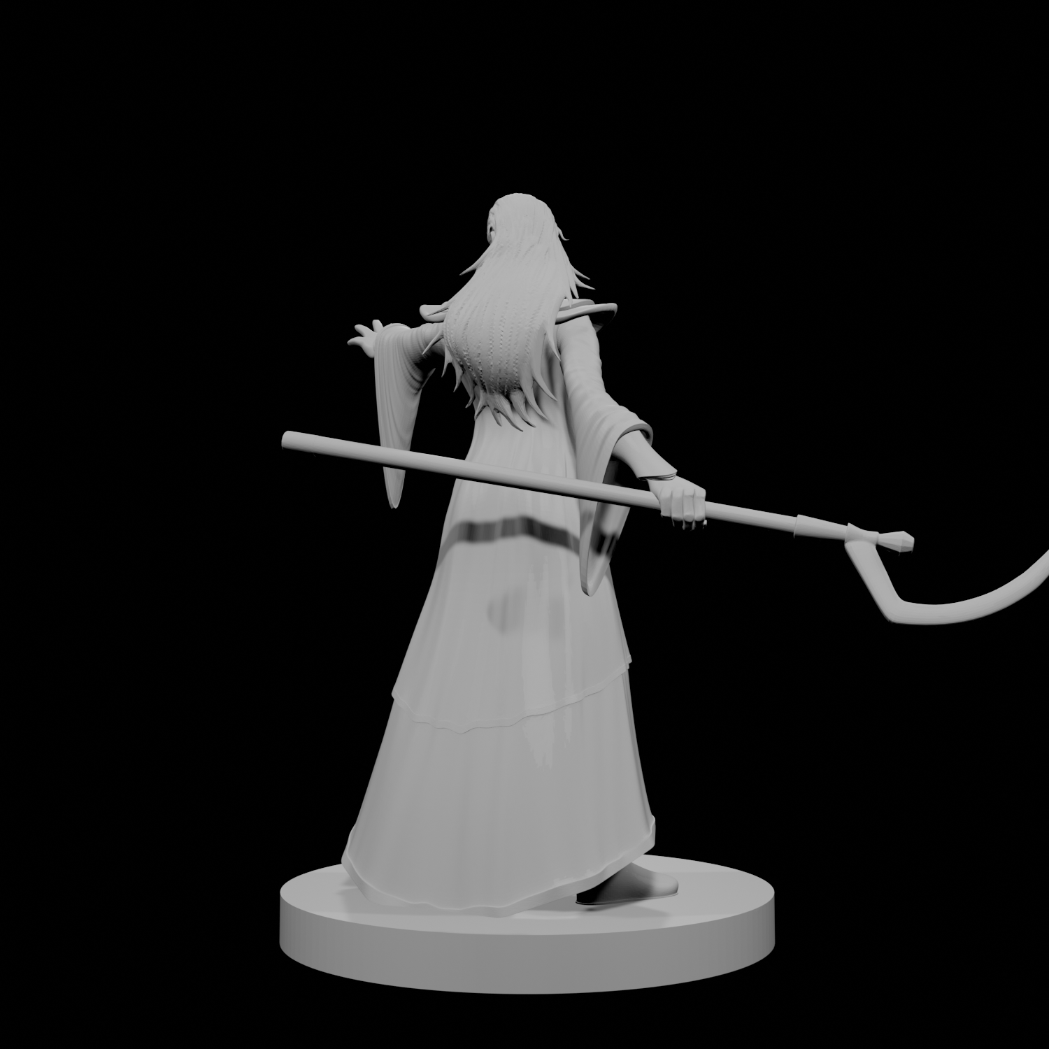 Human Female Evoker Wizard
