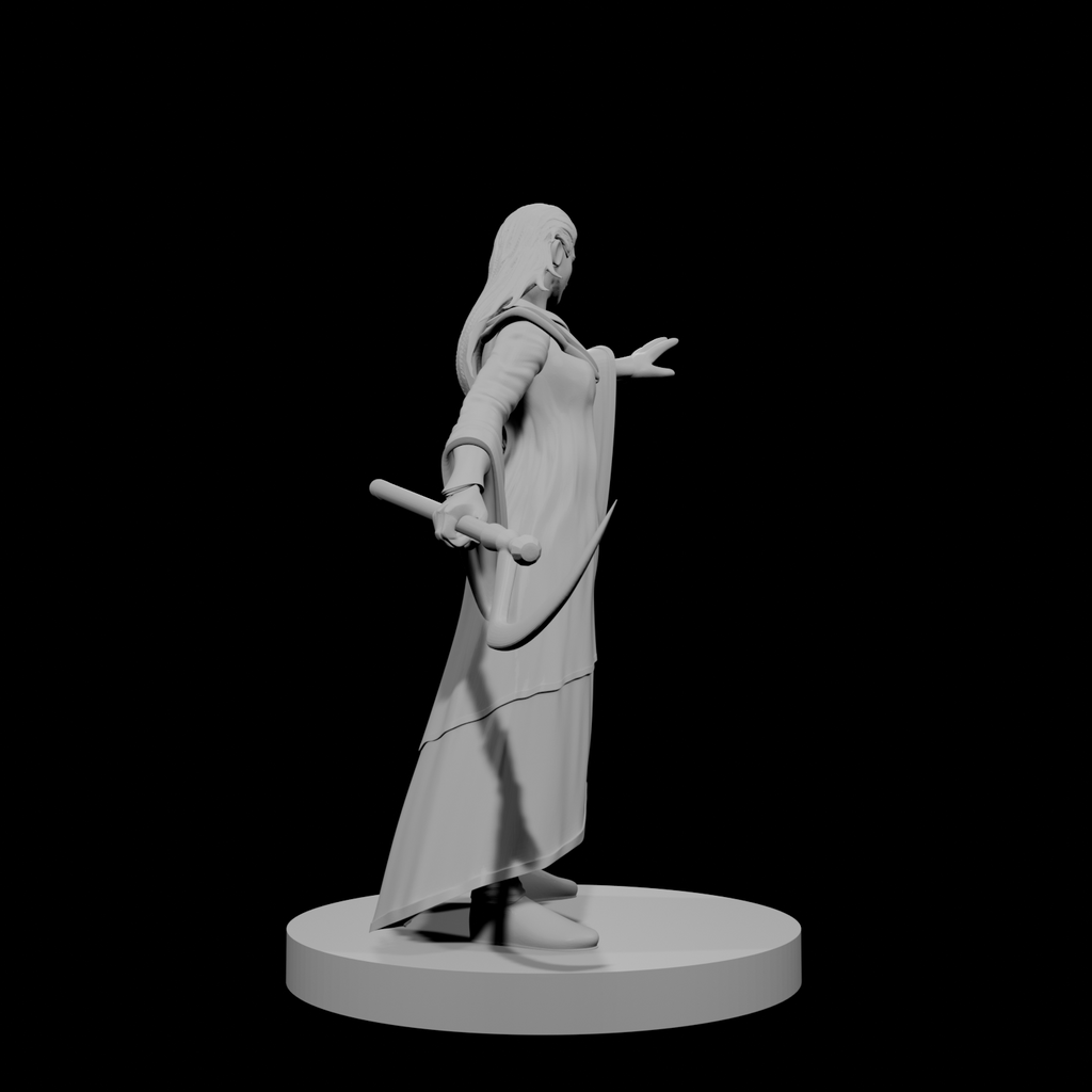 Human Female Evoker Wizard