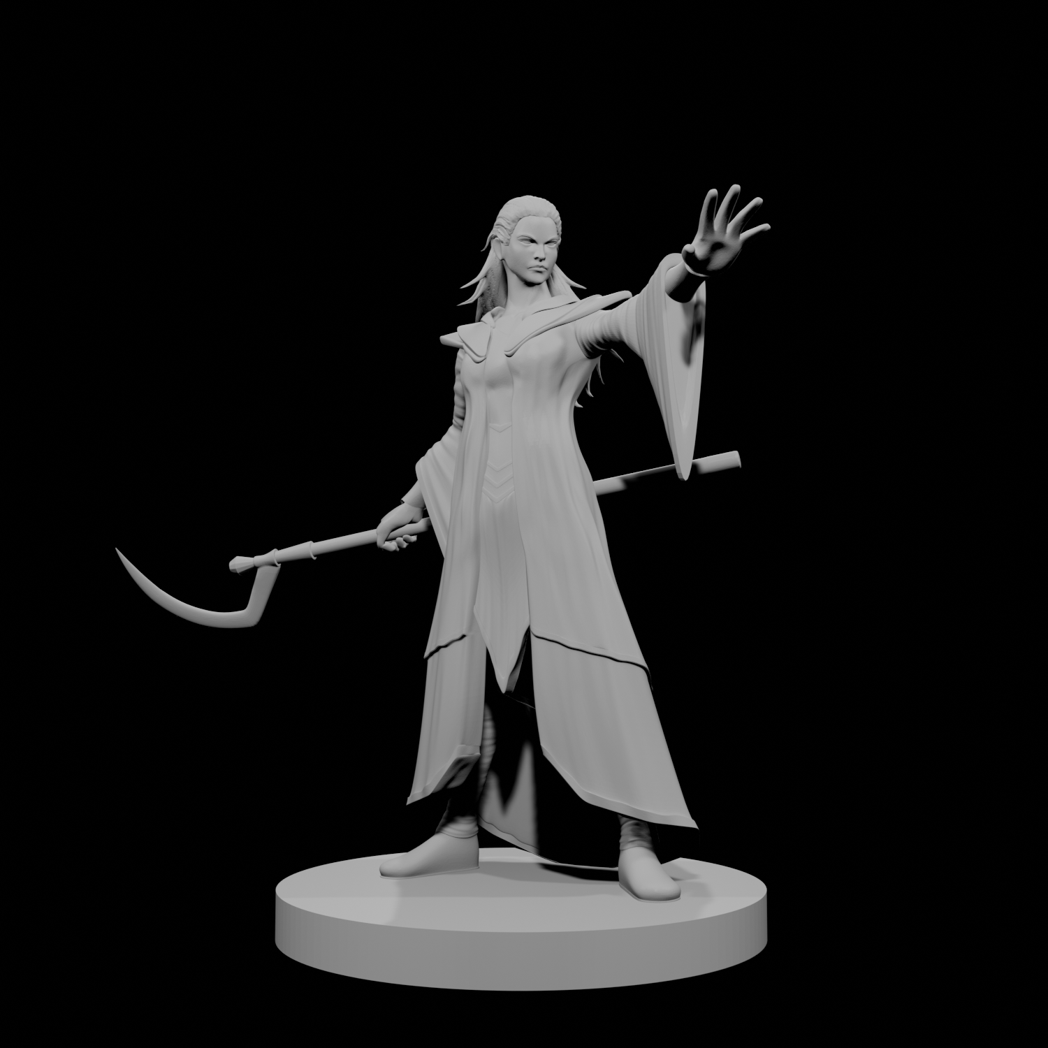 Human Female Evoker Wizard
