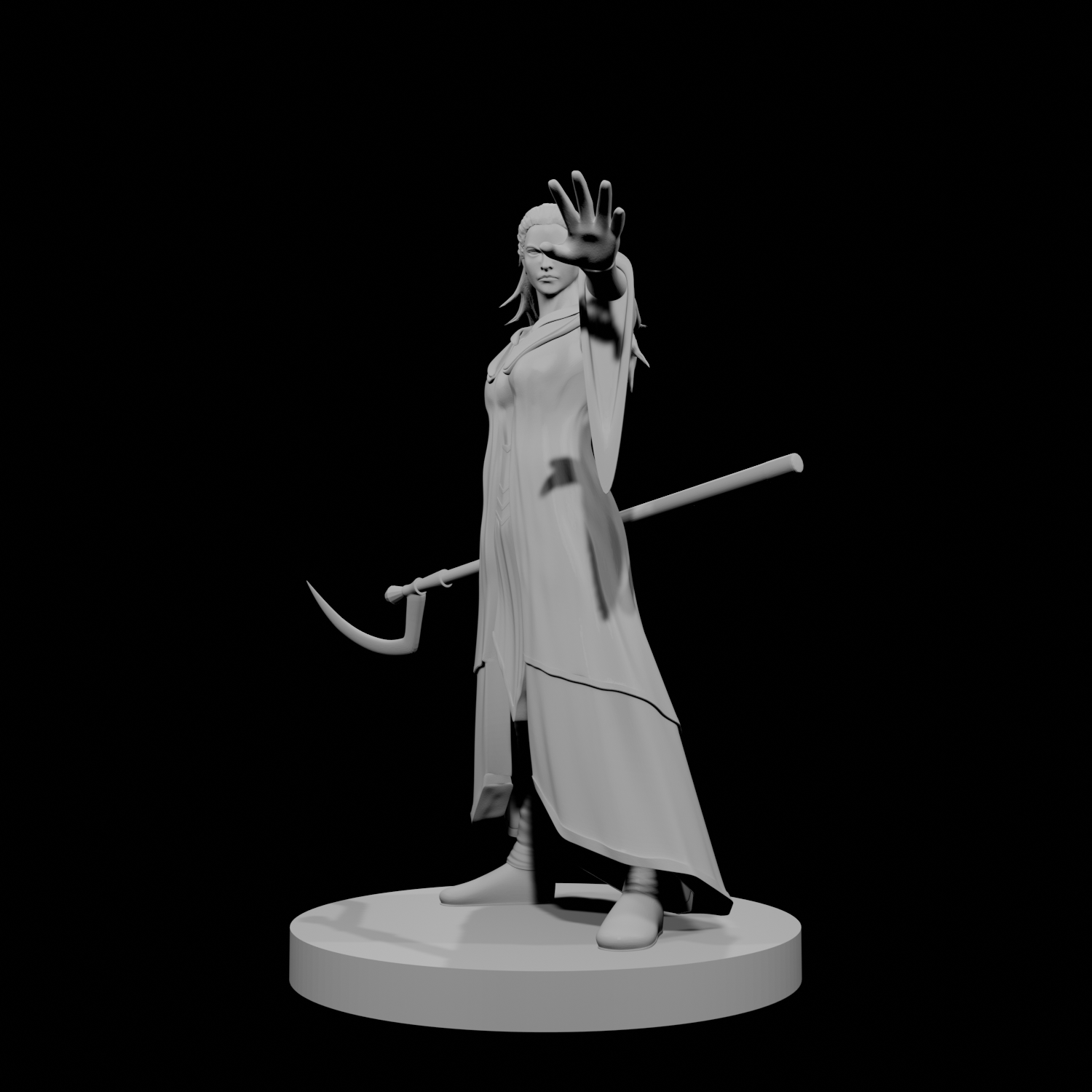 Human Female Evoker Wizard