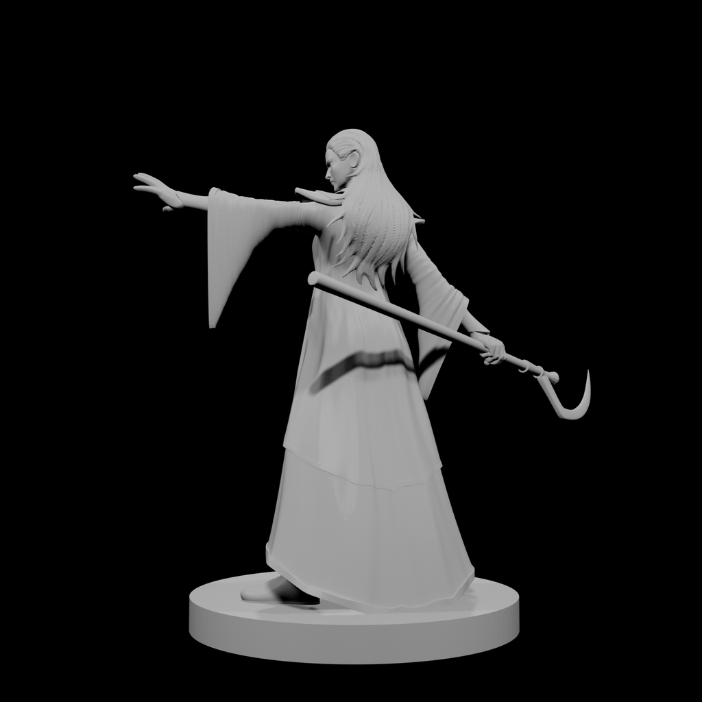 Human Female Evoker Wizard