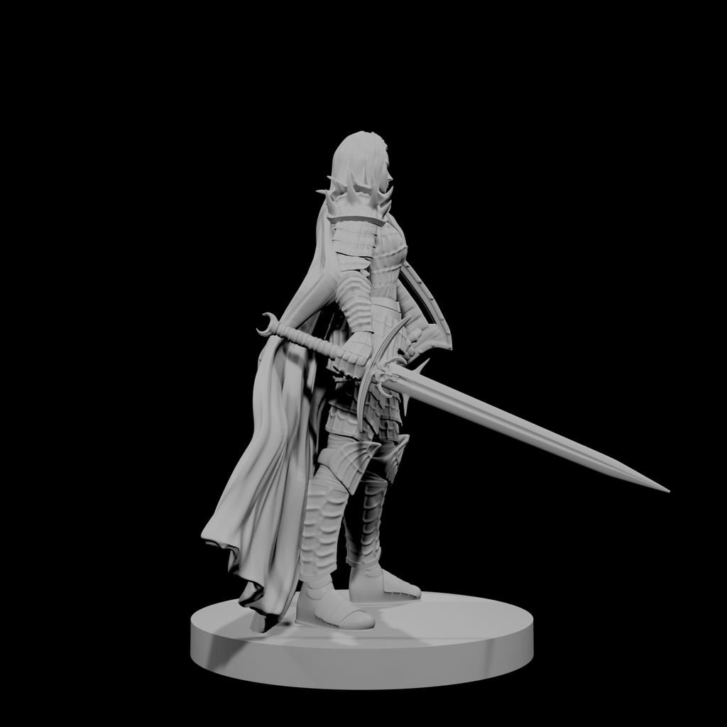 Human Female Fallen Paladin