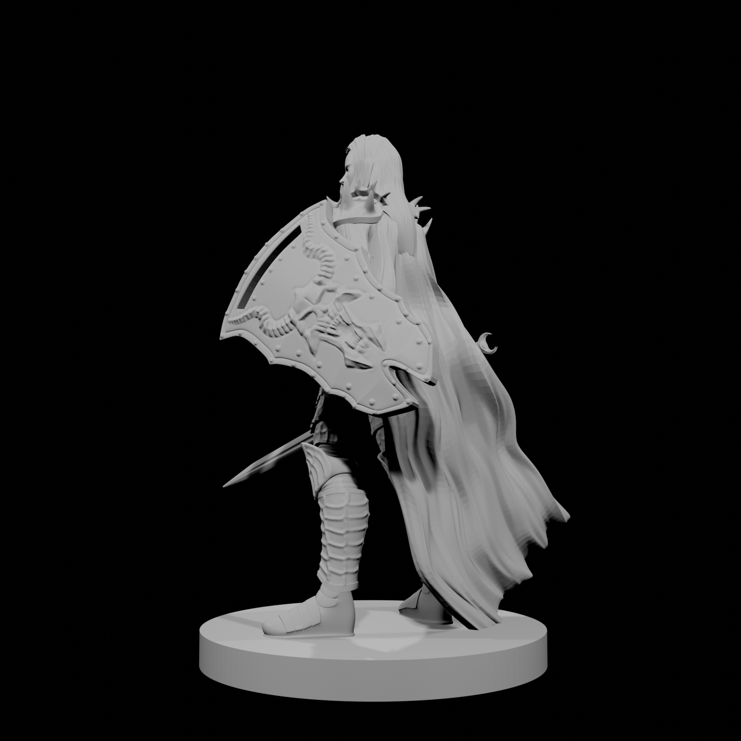 Human Female Fallen Paladin