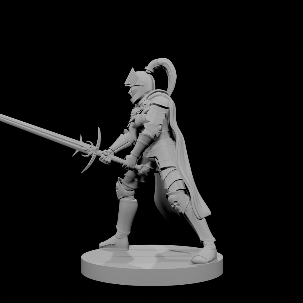 Human Female Fallen Paladin 2