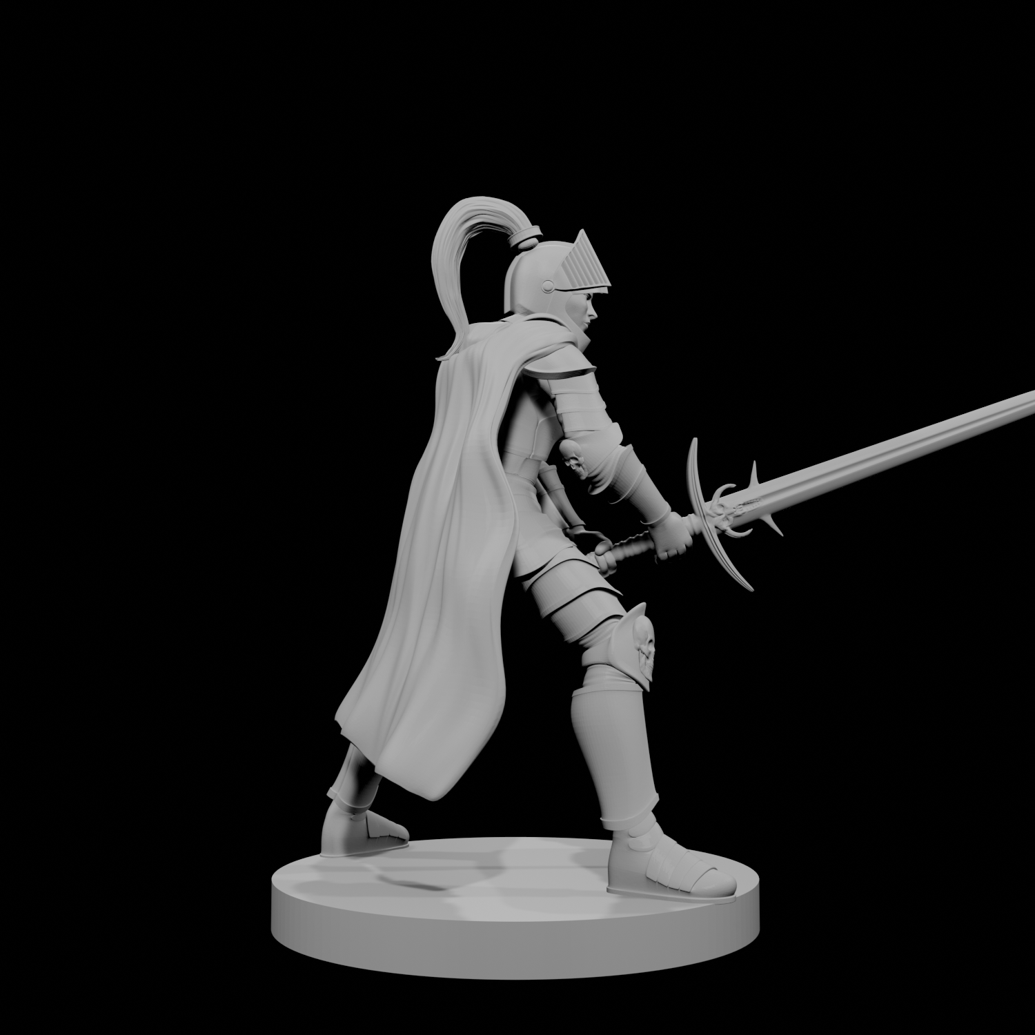 Human Female Fallen Paladin 2