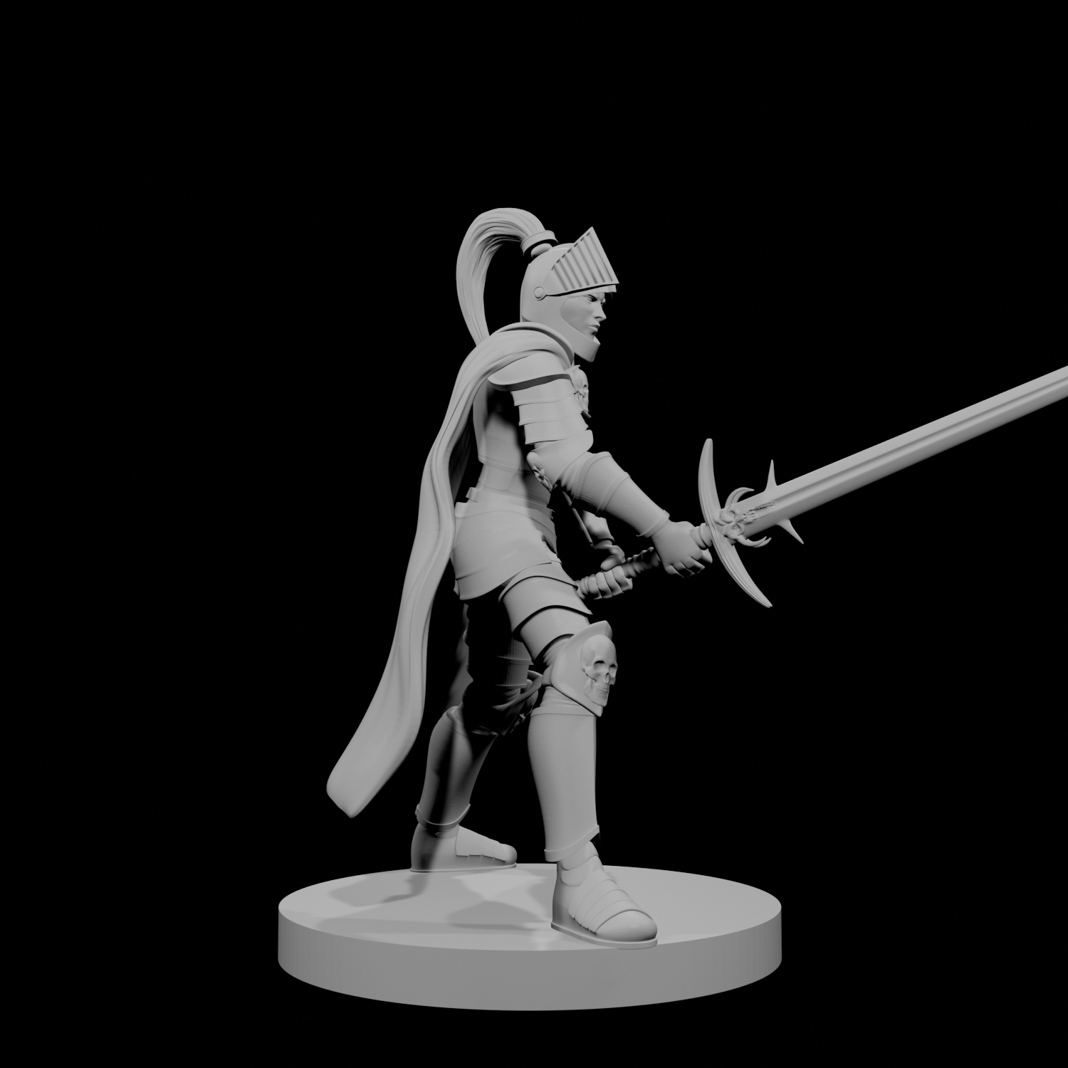 Human Female Fallen Paladin 2