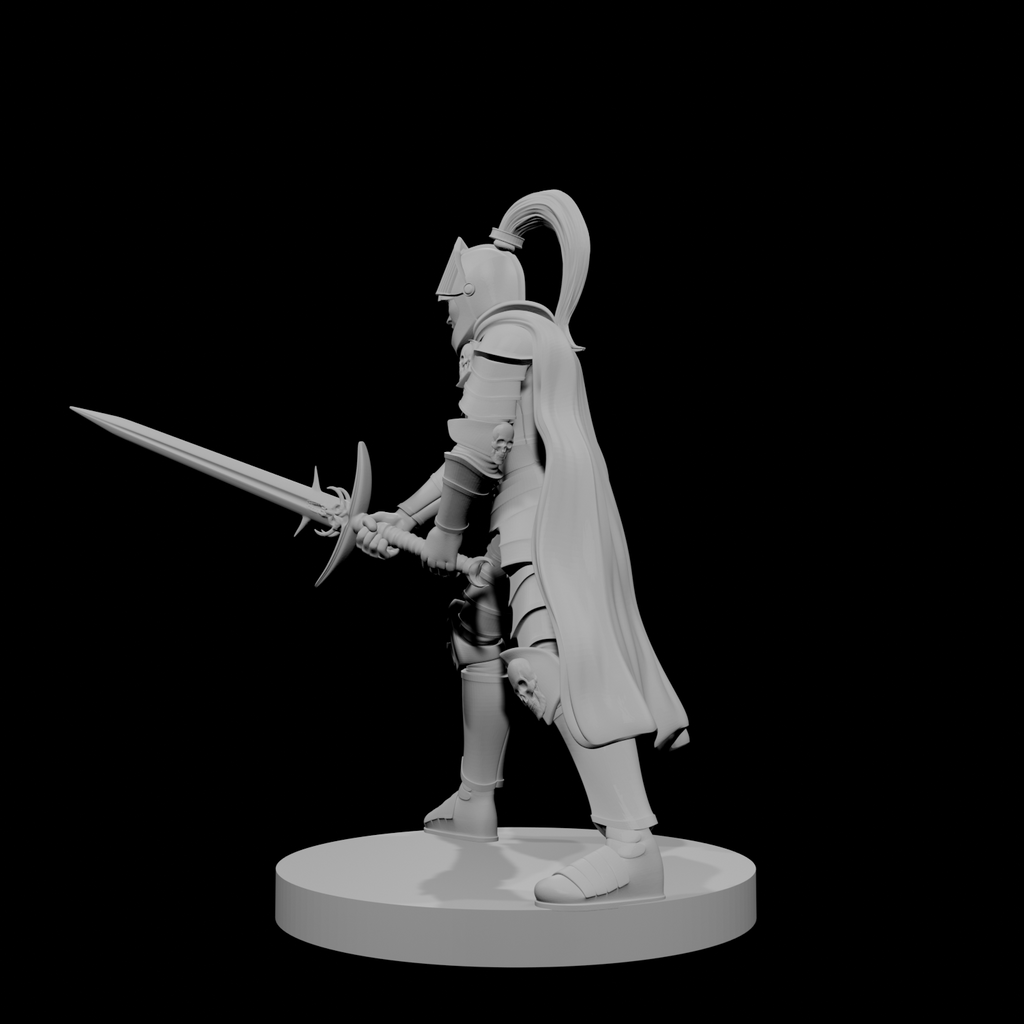 Human Female Fallen Paladin 2