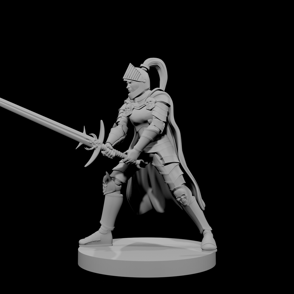 Human Female Fallen Paladin 2