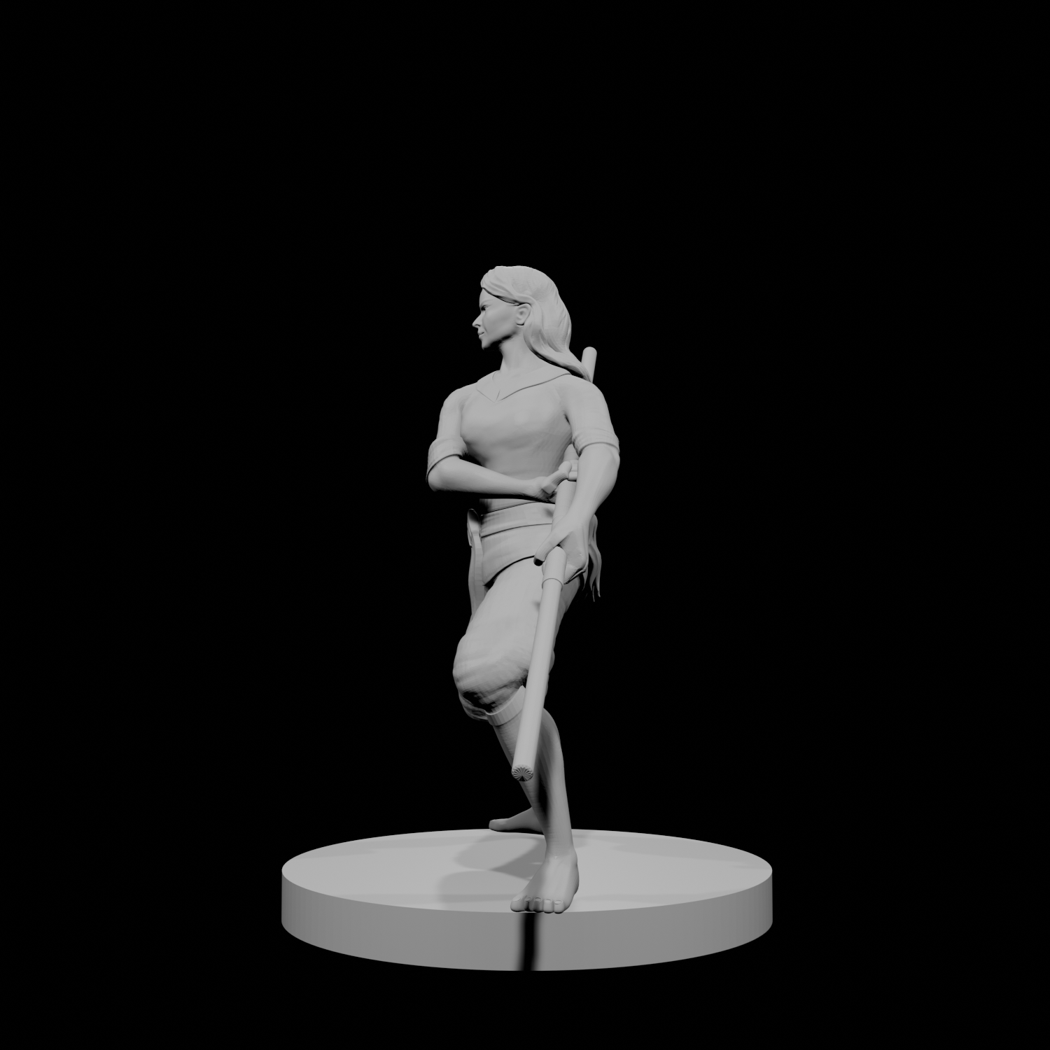 Human Female Monk 2