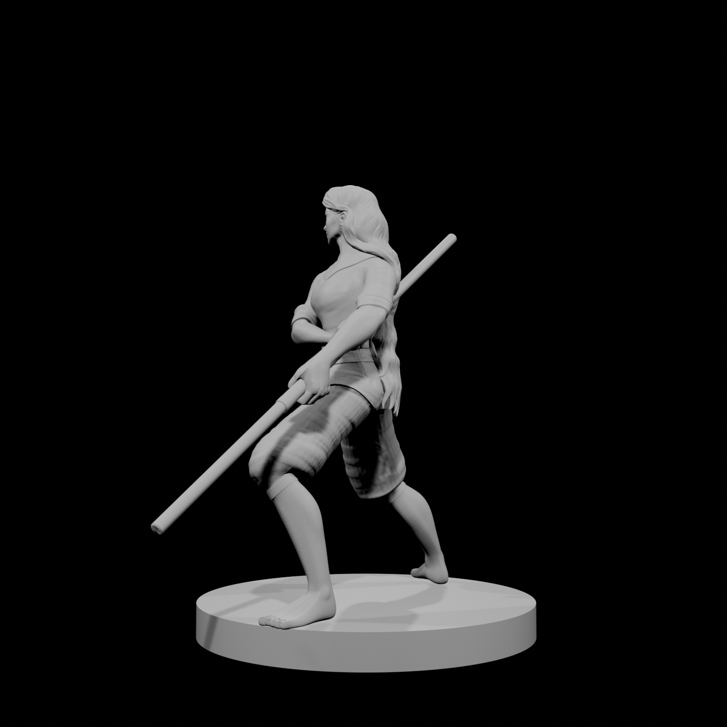Human Female Monk 2