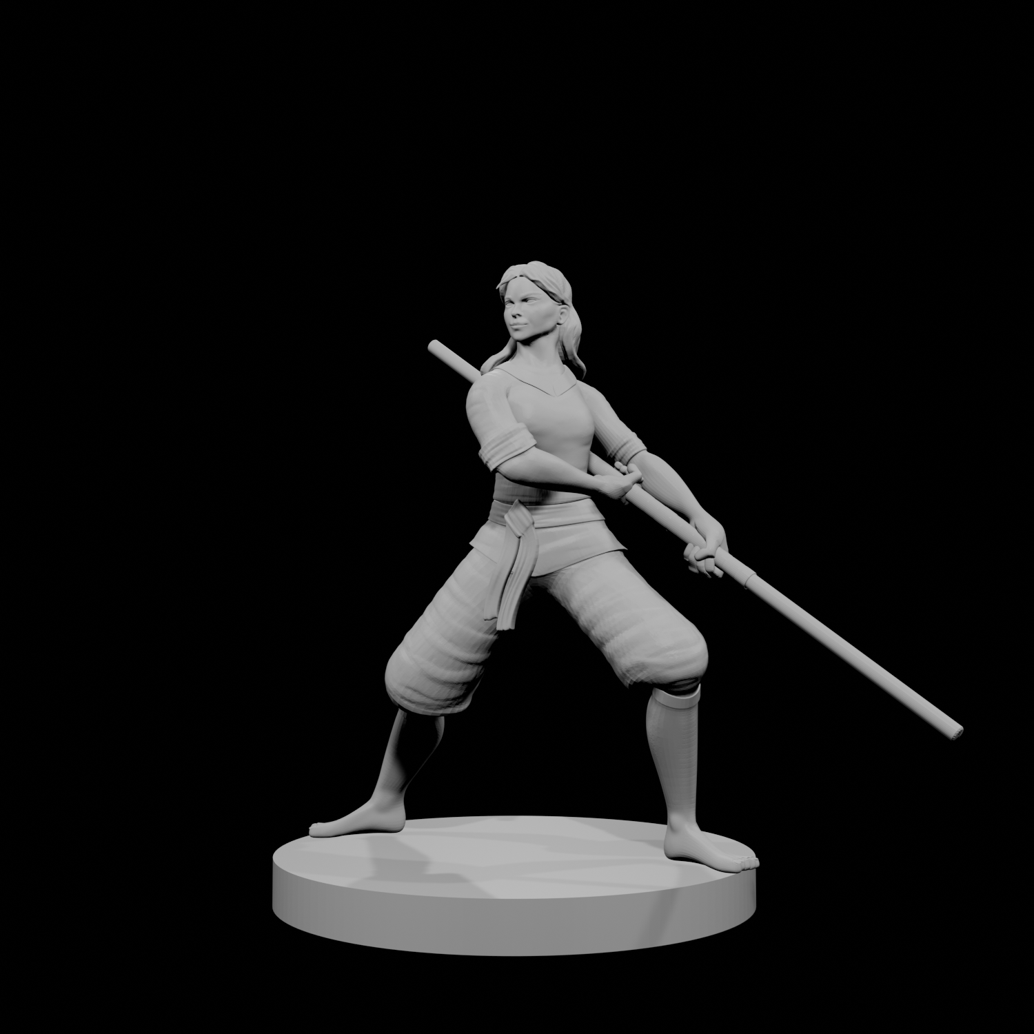 Human Female Monk 2