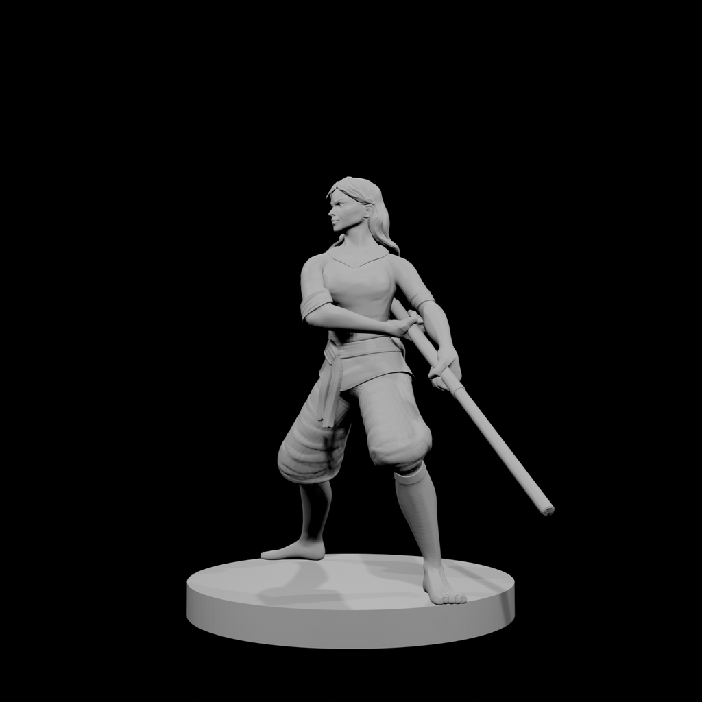Human Female Monk 2