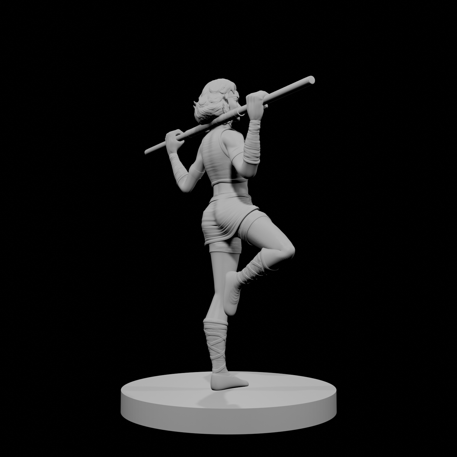 Human Female Monk 3