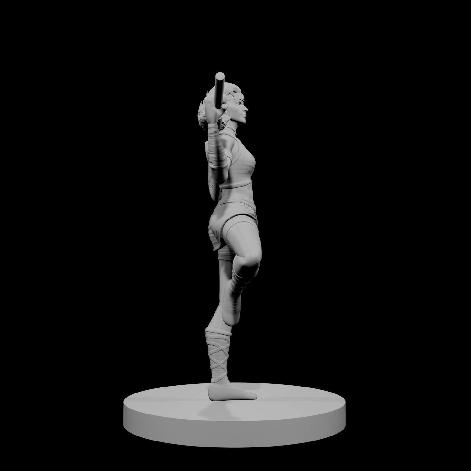 Human Female Monk 3